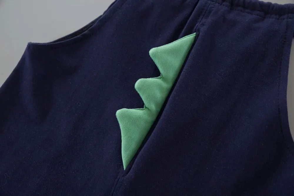 Летняя одежда из двух предметов для новорожденных мальчиков хлопковая футболка