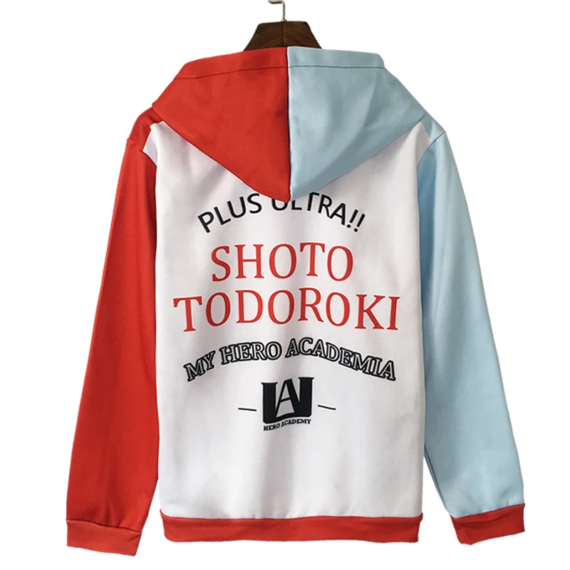 Аниме Boku no My Hero Academy Midoriya Izuku Bakugou Katsuki Todoroki Shoto Косплей толстовки с капюшоном куртки для мужчин и женщин пальто