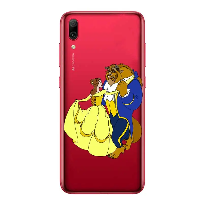 N266 Beauty And Beast Soft TPU Silicone Cover For Huawei Mate 8 9 10 20 30 Lite Pro Case |