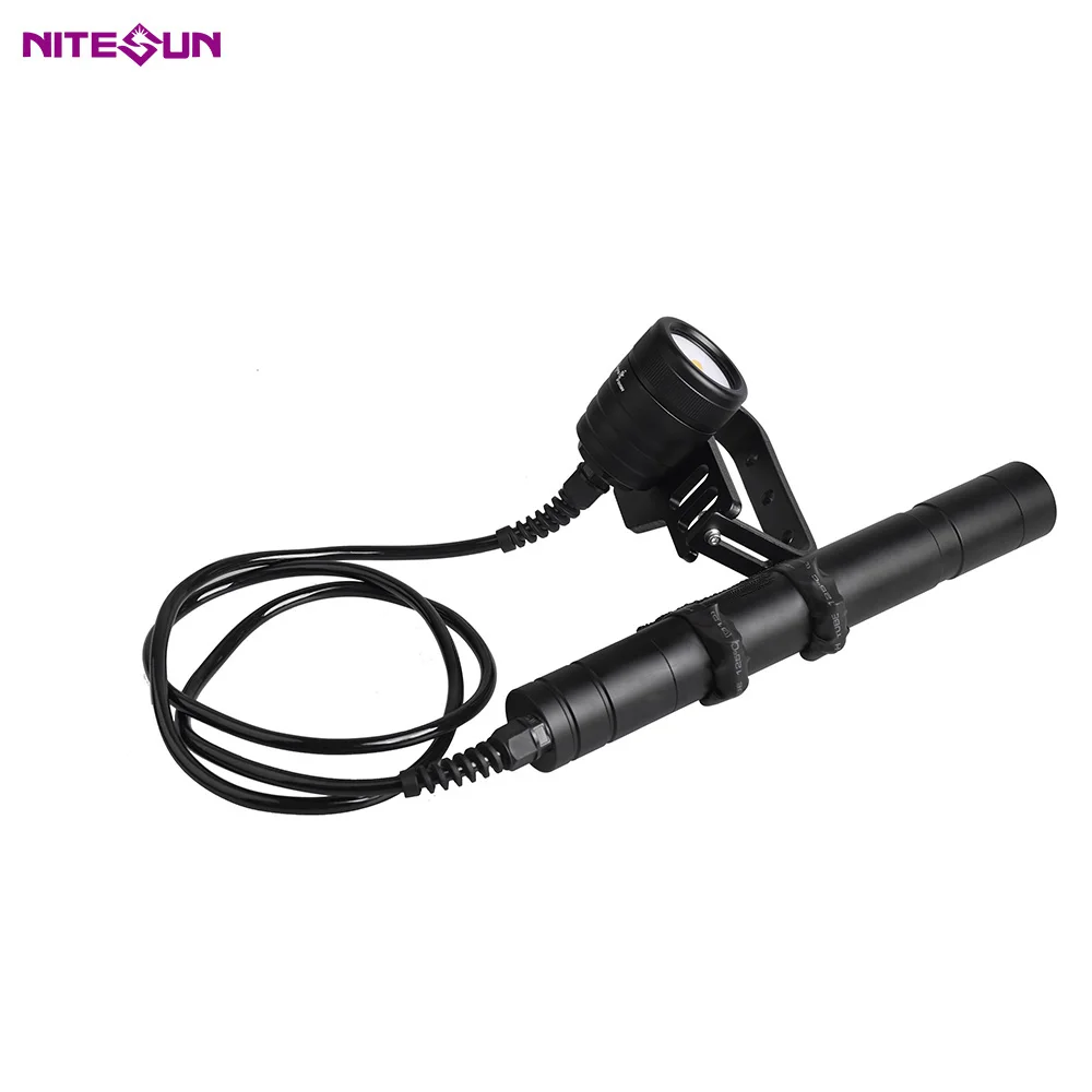 NITESUN DIV09V Дайвинг Фонарь для телефона CREE XM-L2(U4) 6500K светодиодный Макс 1000 люмен подводный 150 м Водонепроницаемый Подводное плавание свет