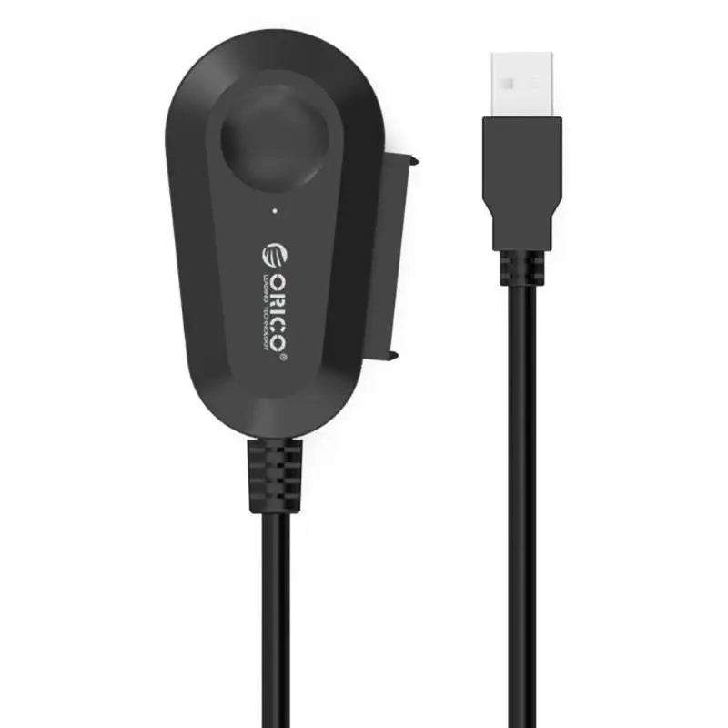 without adaptor ORICO 35UTS USB 3,0-SATA Кабель-адаптер для 2,5/3,5-дюймового жесткого диска/SSD с US EU 12V 2A AC DC адаптер питания - Цвет: without adaptor