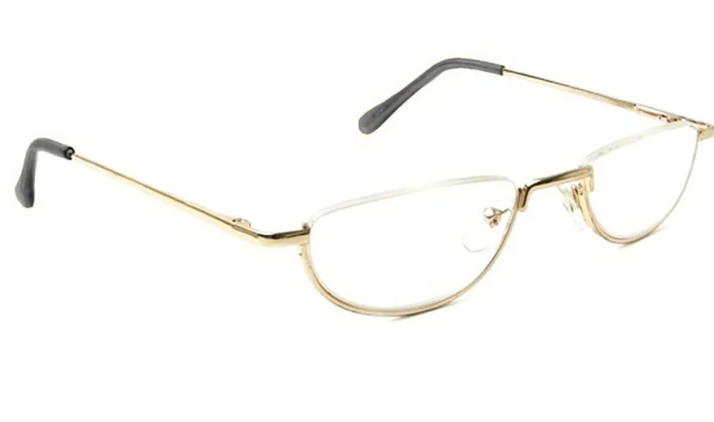 Vintage Half Moon Spring Hinge Reading Glasses Eyeglass Frames +1 +1.75 +2 +3 +4 image 4