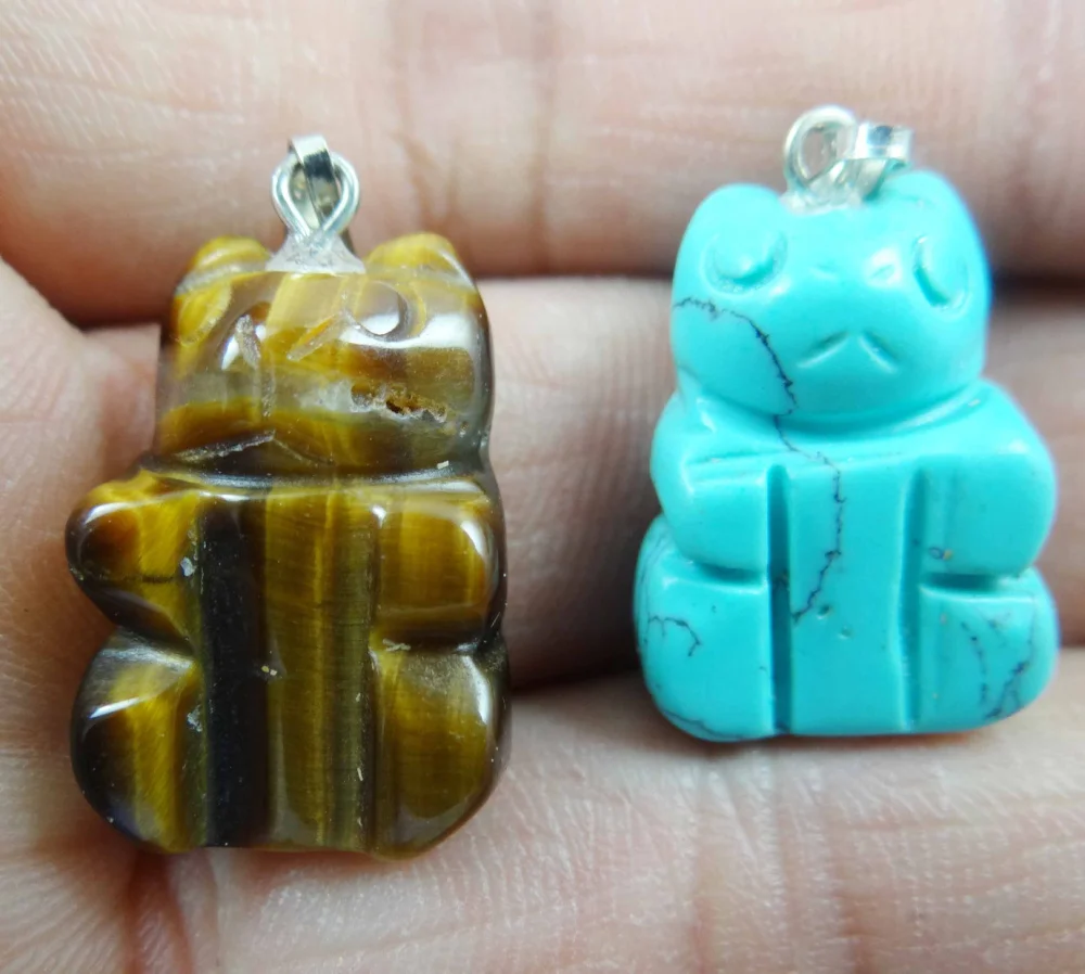 Натуральный камень кварц кристалл бирюза тигровый глаз кошка кулон для diy