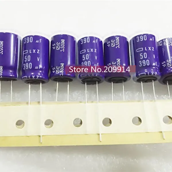 10 шт. 50V390UF 12.5X20 lxz 390 мкФ 50 В Nippon долгую жизнь конденсатор | Обустройство дома