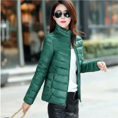 Новая модная зимняя куртка женское маленькое хлопковое теплое пальто Короткие