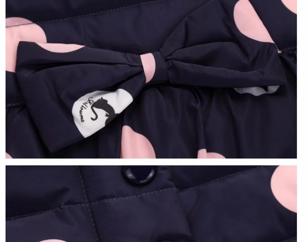 2018 Fashion baby Winter Down Sets Kids Ski Suit floral Overalls Baby Girls Coat Warm Snowsuits Jackets+ bib pants 2pcs |