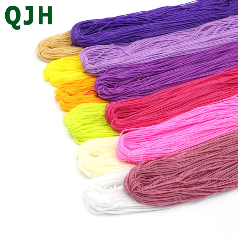 Нейлоновая нить для вязания крючком QJH плетеный Шелковый светильник с узелком