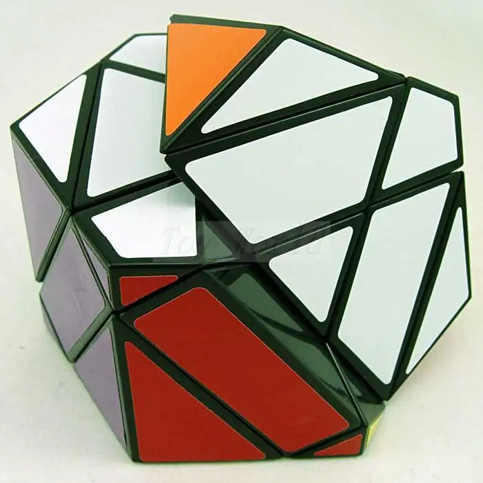 Diansheng Shield Cubo magic черный и белый поставляется в сборе наклеиваемый пластиковый