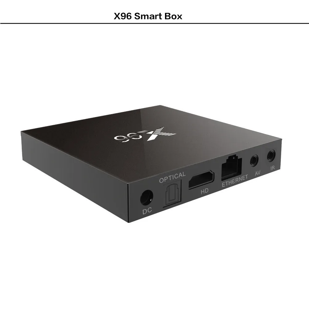 X96 Android 6 0 ТВ приставка Макс 2 Гб ОЗУ + 16 ПЗУ Amlogic S905X четырехъядерный wifi HDMI 4K * 2K HD