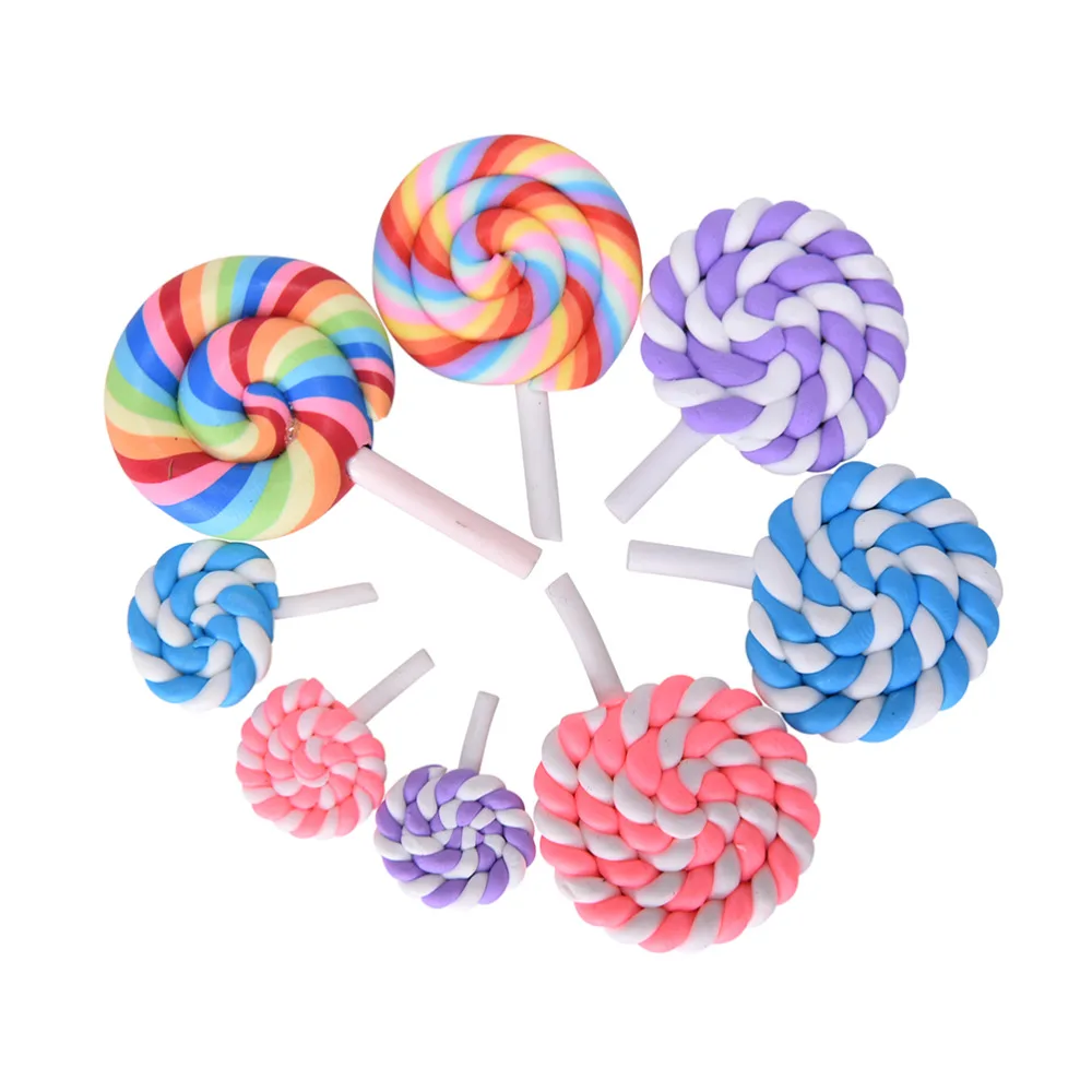 Симпатичные игрушки для леденцов из смолы 2 шт. миниатюрные ремесла сказочные