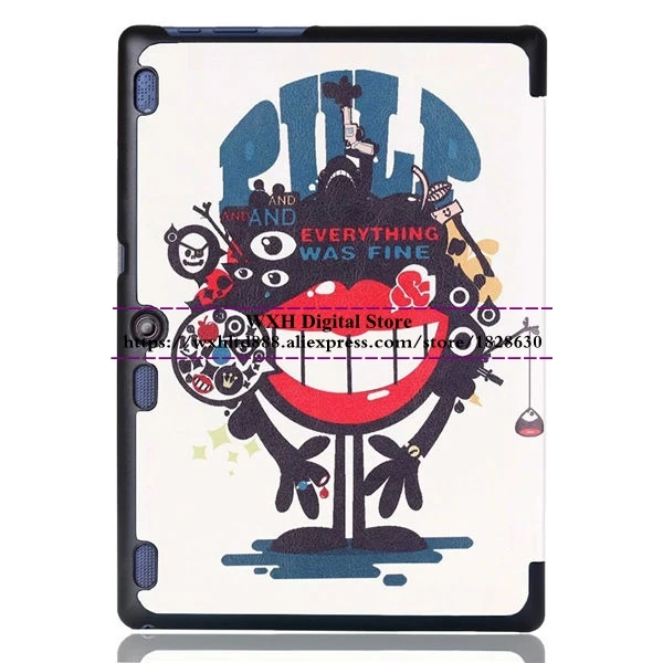 Для Lenovo Tab 10 tb x103f 10.1 ''Планшеты красочным принтом из искусственной кожи чехол с