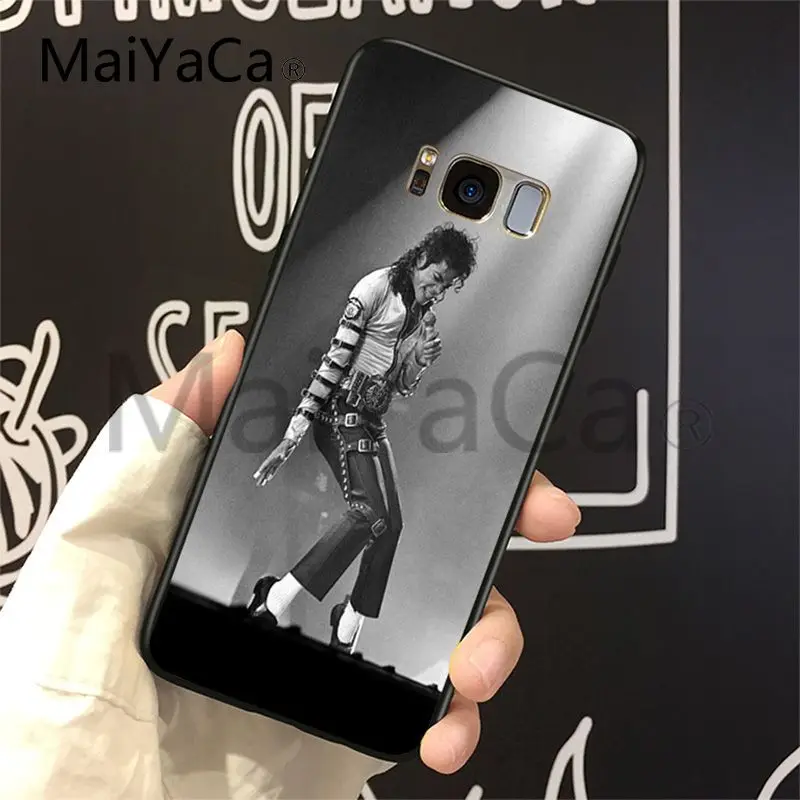 Чехол MaiYaCa Michael Jackson Music для Samsung S5 S6 S7 Edge S8 Plus чехол S9 | Мобильные телефоны и
