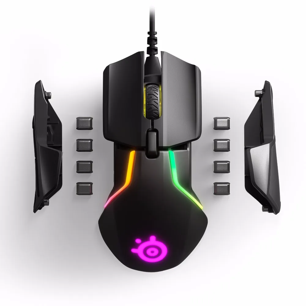 Проводная игровая мышь SteelSeries Rival 600 программируемая rgb макро с двойным датчиком