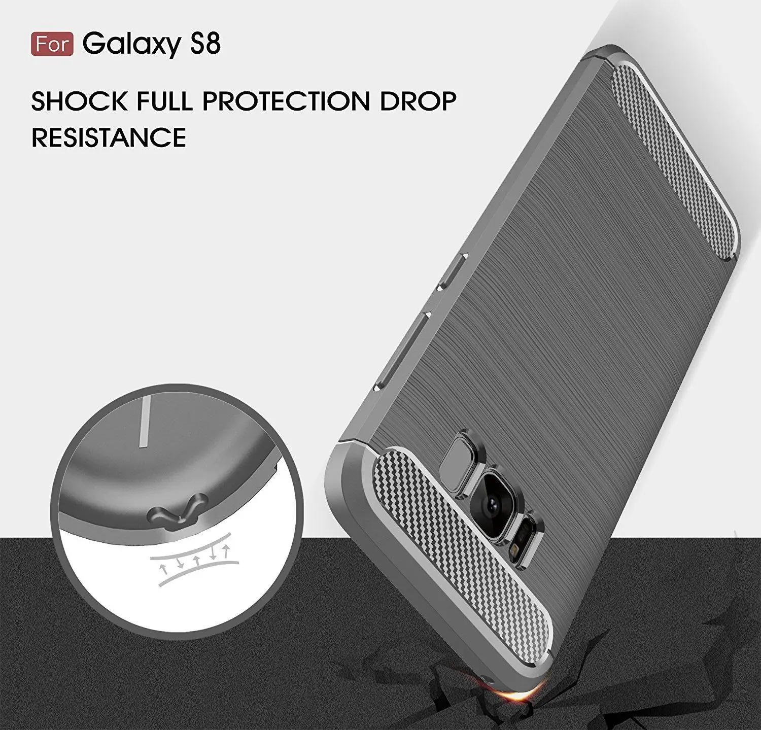 Чехол для samsung Galaxy S8 S9 Plus S6 S7 Edge чехол новинка углеродное волокно противоударный