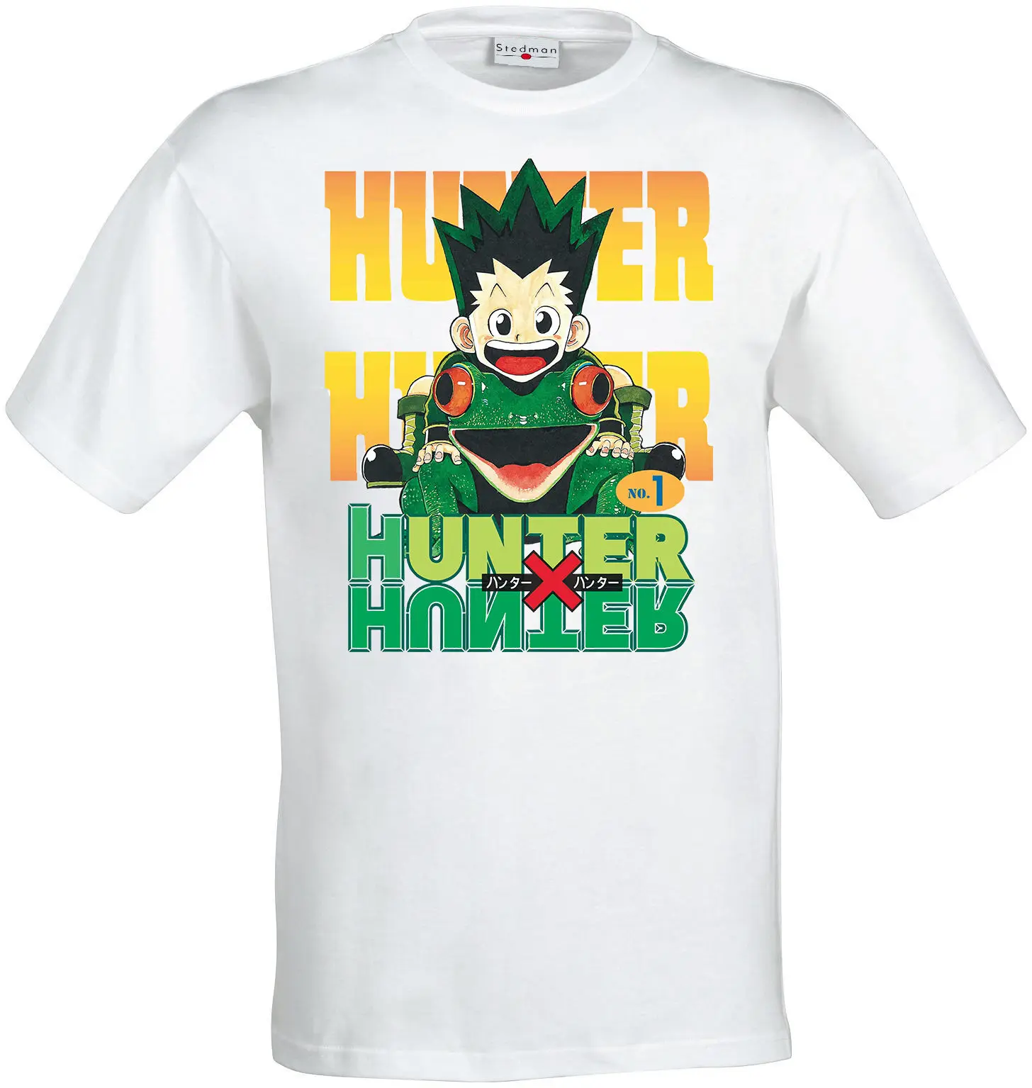 Hunter x number one anime manga art men shirt white Loose Black Men T shirts Homme Tees |