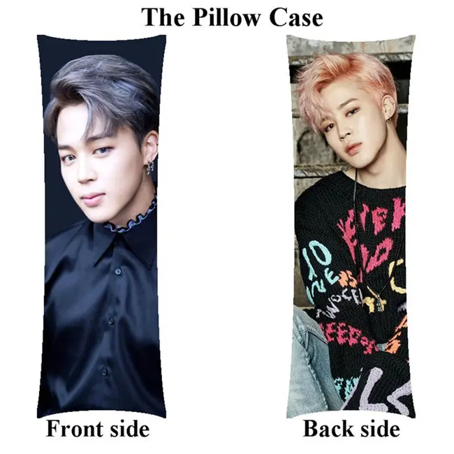 pillowcase Kpop в Корейском стиле бойфренд Цзиминь мультипликационным мотивом Ким тэ Хен V девушка тела подушку Чехол на заказ - Цвет: pillowcase