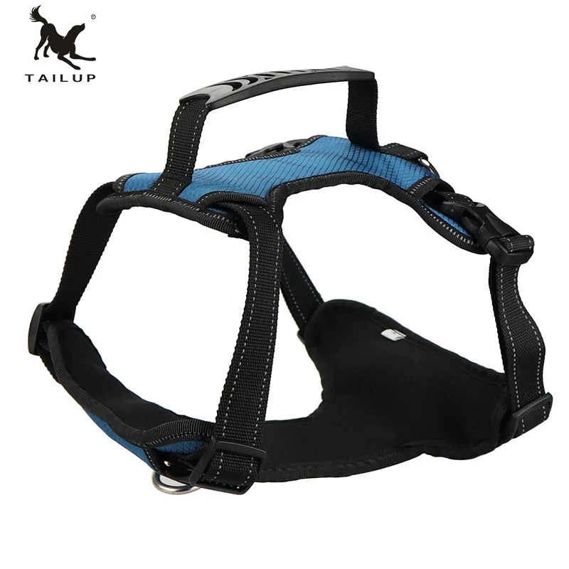 TAILUP S-XL Adjustable Safety Nylon Pet Dog Harness Soft Breathable No Pull Walk for Small Medium Large Puppy Products | Дом и сад
