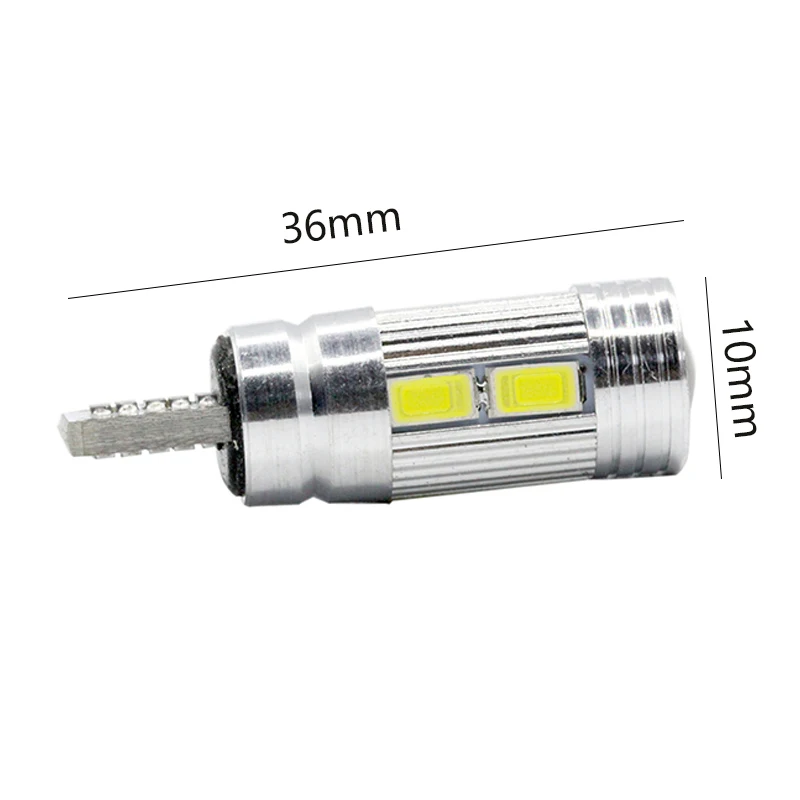 SUNKIA 2 шт./лот W5W T10 без ошибок в интерьере Белый СВЕТОДИОД Canbus 10 SMD 5630 с проектором