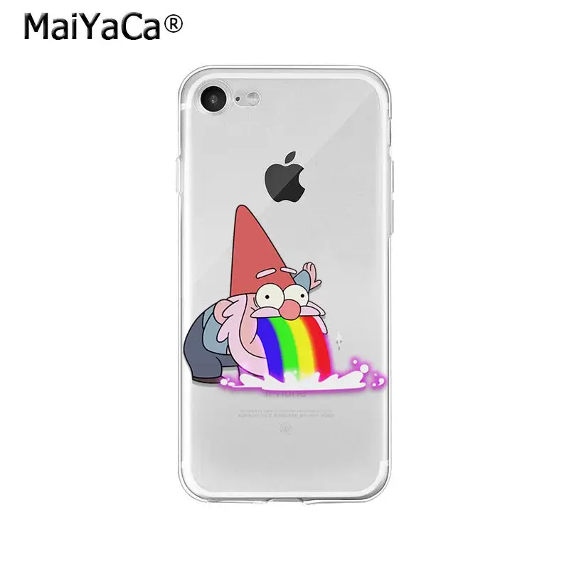 A8 MaiYaCa Гравити Фолз Мэйбл Диппер Waddles Свинья мягкий чехол для телефона из ТПУ для iPhone X XS MAX 6 6s 7 7plus 8 8Plus 5 5S SE XR - Цвет: A8