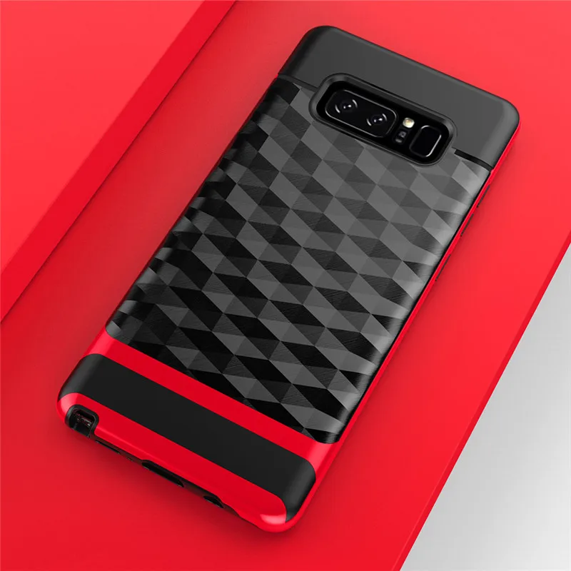 Роскошные геометрический TPU + PC матовый Пластик Гибридный противоударный Прочный