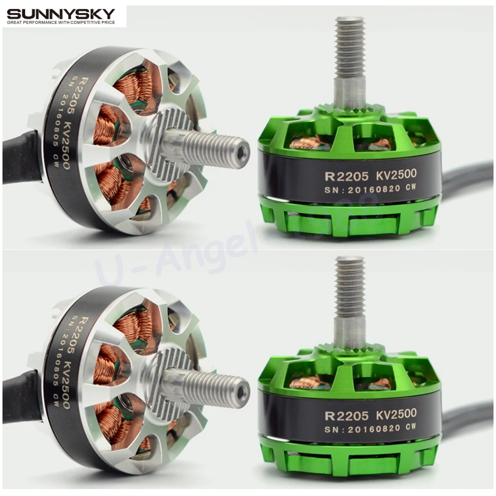 Sunnysky R2205 2300KV/2500KV бесщеточный двигатель CW CCW для FPV гоночный Квадрокоптер Дрон