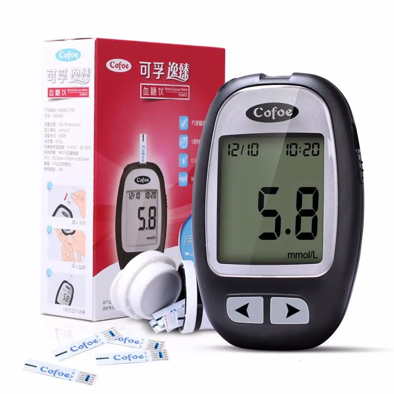 Cofoe Yizhen 50/100 шт тест-полоски с иглами для сбора крови ланцеты только для Cofoe Yizhen глюкометра сахарный монитор