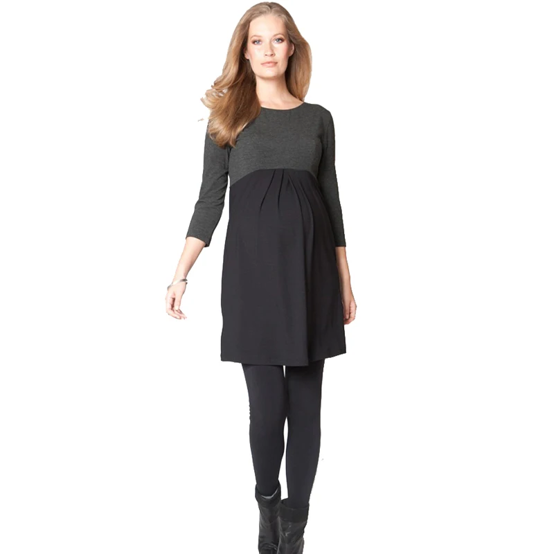 Hi bloom летнее элегантное платье для беременных с круглым вырезом материал тенсель