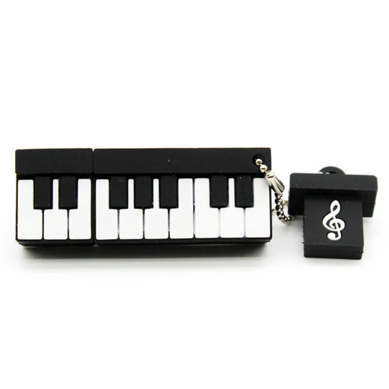 JASTER мультяшный музыкальный инструмент USB карта памяти usb 4/8/16/32/64 ГБ пианино Флешка в виде гитары подарки - Цвет: C