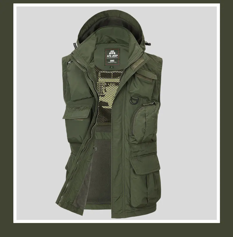 Men Quick Dry Jacket New Arrival Spring Autumn Brand Clothes Khaki Pockets Design Casual Coats Hooded Men CLOTHING Hot Sale