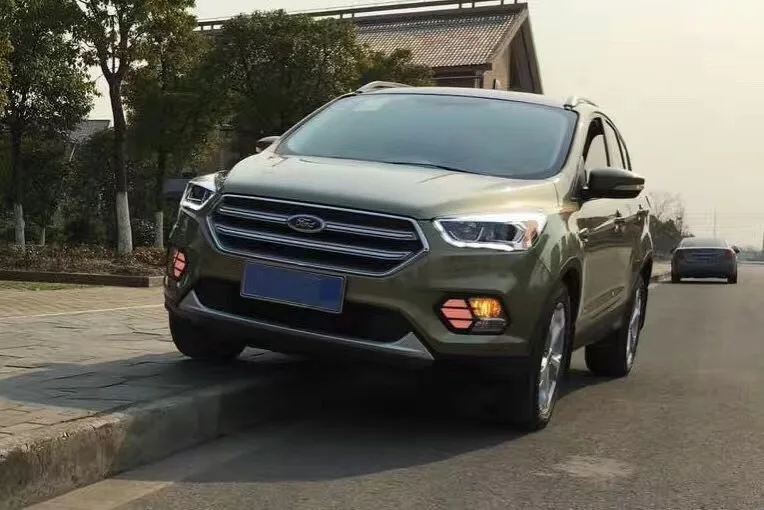 Osmrk светодиодные противотуманные фары светильник для ford kuga escape 2016 2017 с желтой