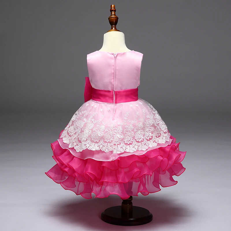 Новинка Лето 2017 г. платья для девочек держащих букет невесты на свадьбе нарядное