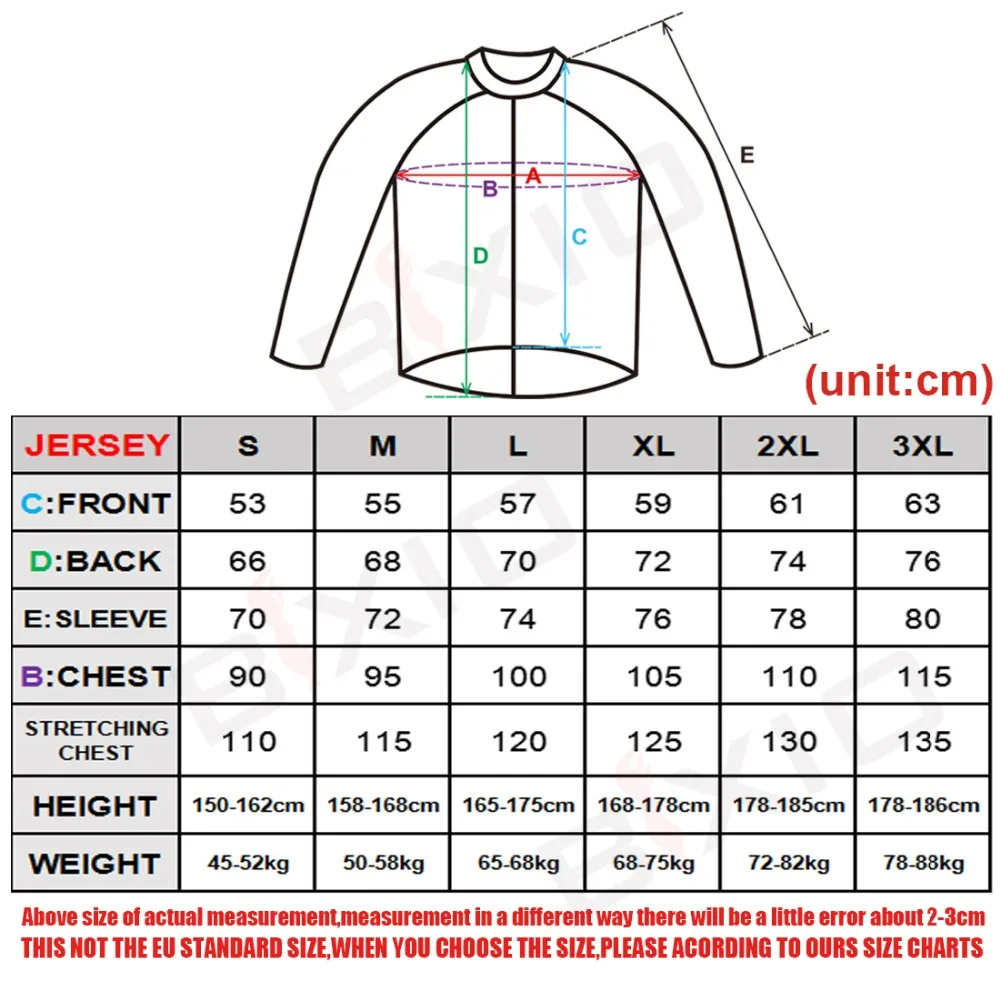 BXIO Men Pro Cycling Jacket Bike Winter Fleece Jackets Windproof Clothes MTB Ciclismo Maillot Fit BX-0109HG092-J | Спорт и