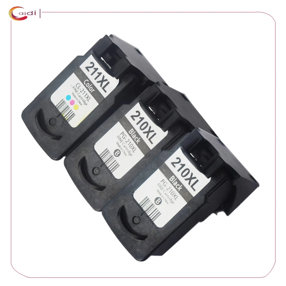 3 шт. совместимый PG210 CL211 чернильный картридж для Canon PG 210 CL 211 PIXMA IP2700 MP240 MP270 MP480 MP490