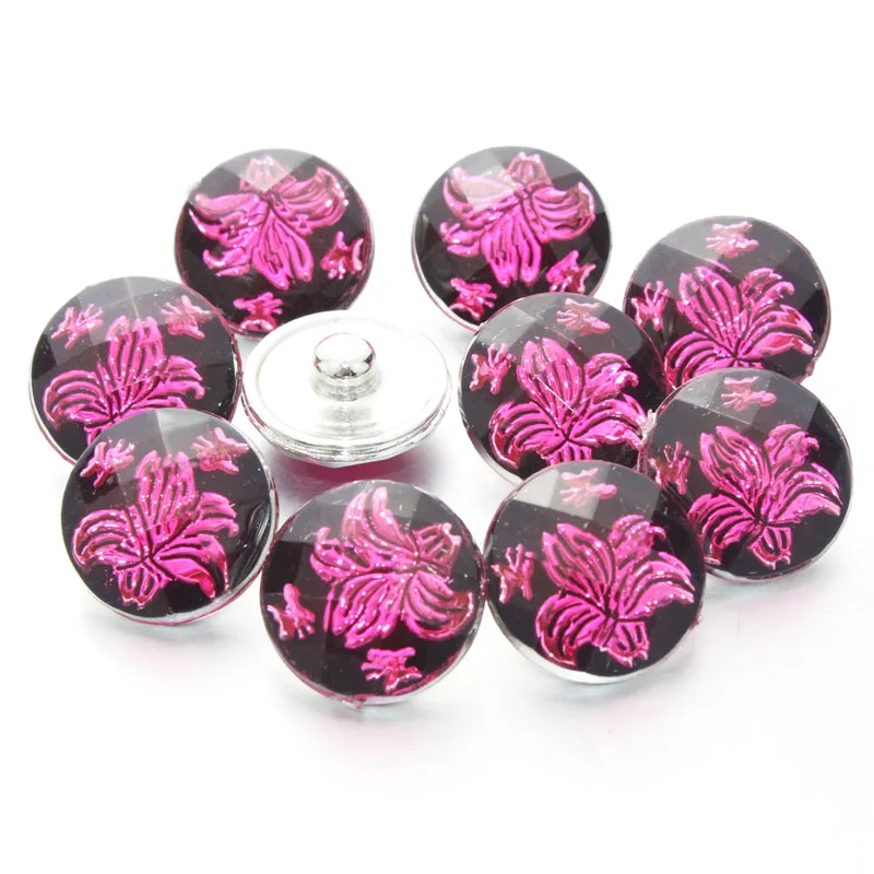 Новые разнообразные акриловые пуговицы 10 шт. 18 мм из неровной смолы для