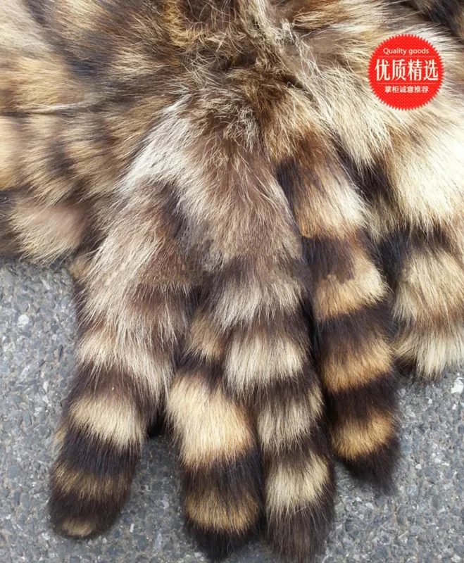 Высококачественный меховой брендовый брелок автомобильный коричневый хвост