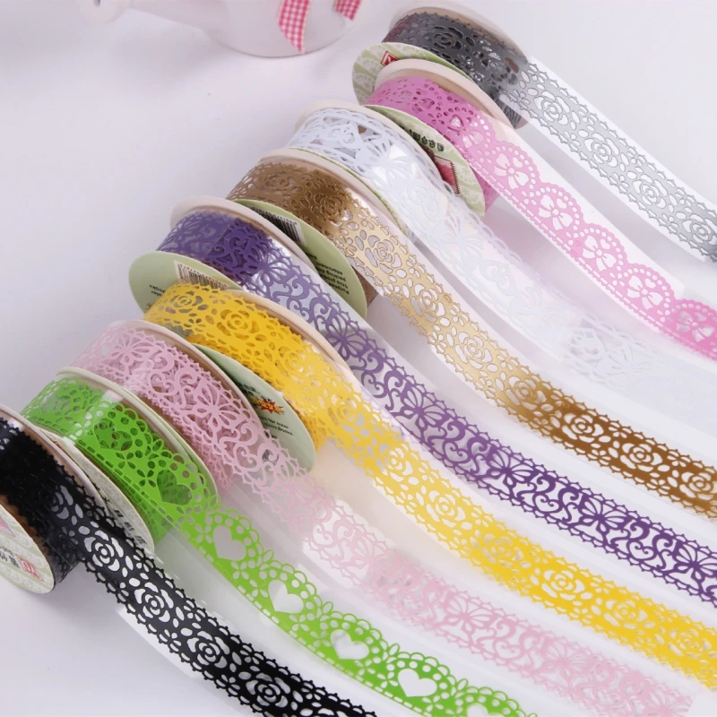 1 шт. стильная Маскировочная лента|washi tape set|tape setadhesive lace |