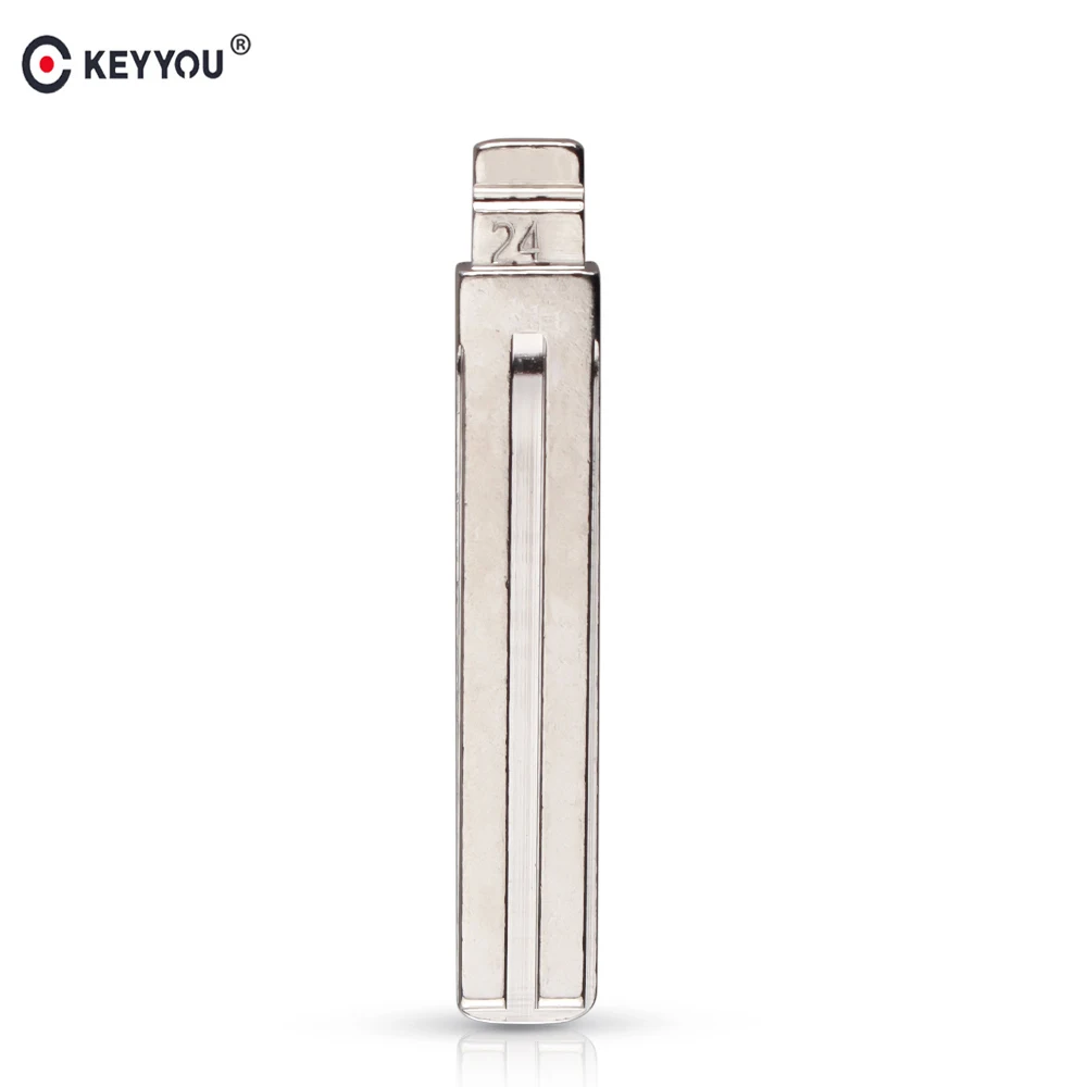 KEYYOU гравировка линии чистые резки зубцов неразрезанный ключ лезвие 24 # NE66 для Volvo