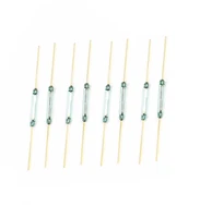 100 pcs ksk 1a reed switch 2x14mm green glass normally open contact for sensors 100 original