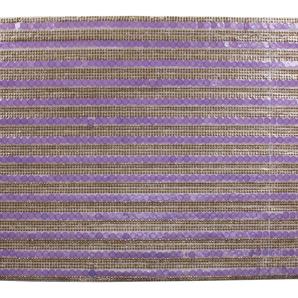 1 лист фиолетовых бусин горячей фиксации мотив стразы отделка Хрустальная