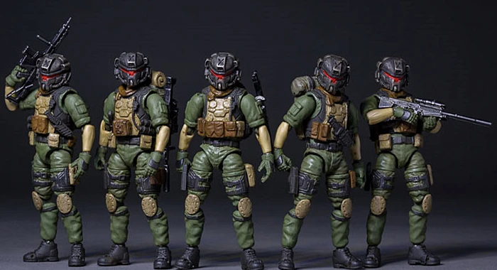 1/25 JOYTOY экшн-модель аниме Военные солдаты фигурки Набор (5 шт./лот) коллекционные