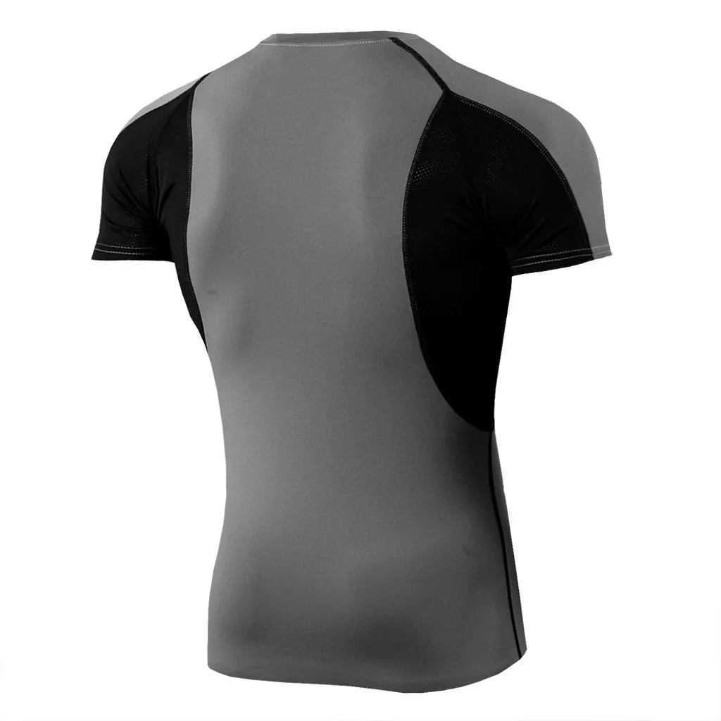 Рубашка для пробежек для мужчин Rashguard Мужская футболка с длинным рукавом Бодибилдинг Мужская футболка с принтом черепа топы для спортзала футболка# XTN