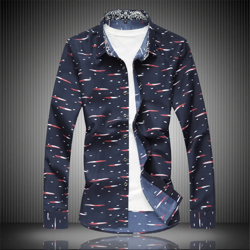 Клетчатые мужские рубашки, клетчатая рубашка, бренд, новая мода, на пуговицах, с длинным рукавом, облегающие повседневные рубашки размера плюс, 5XL, 6XL, 7XL