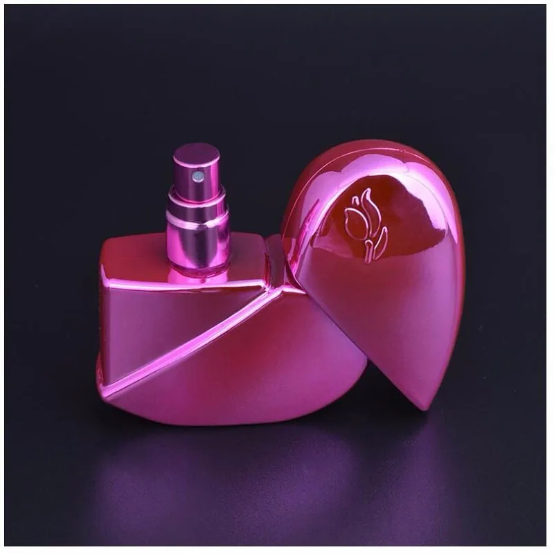 20 мл спрей пустая бутылка для духов дизайн сердца путешествия алюминиевый парфюм