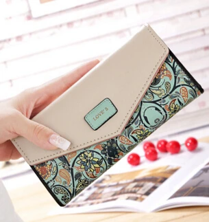 light green wallet Длинный женский кошелек, женский кошелек, цена в долларах, сумка из искусственной кожи, кошельки с принтом, дизайнерский длинный клатч, женский кошелек, LM4163mf - Цвет: light green wallet