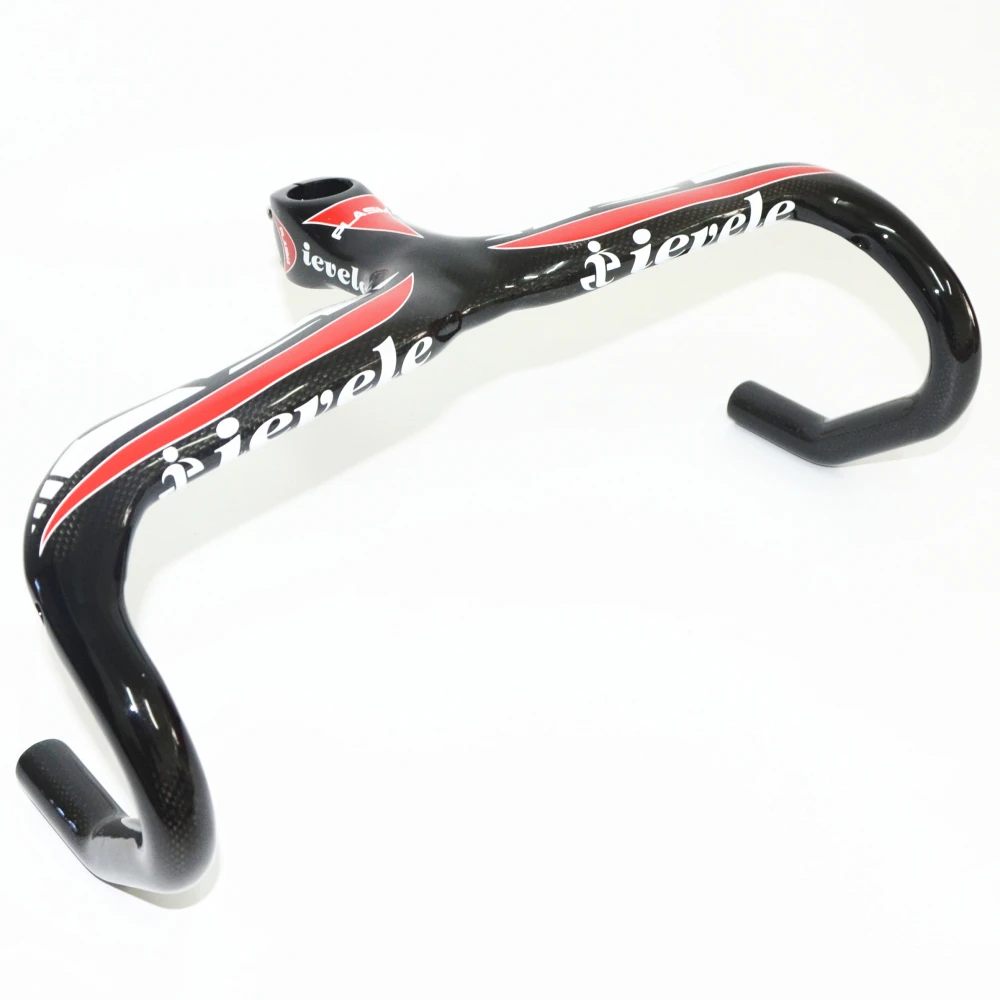 Скидка Велосипедный Интегрированный руль из углеродного волокна со стержнем 28,6 мм