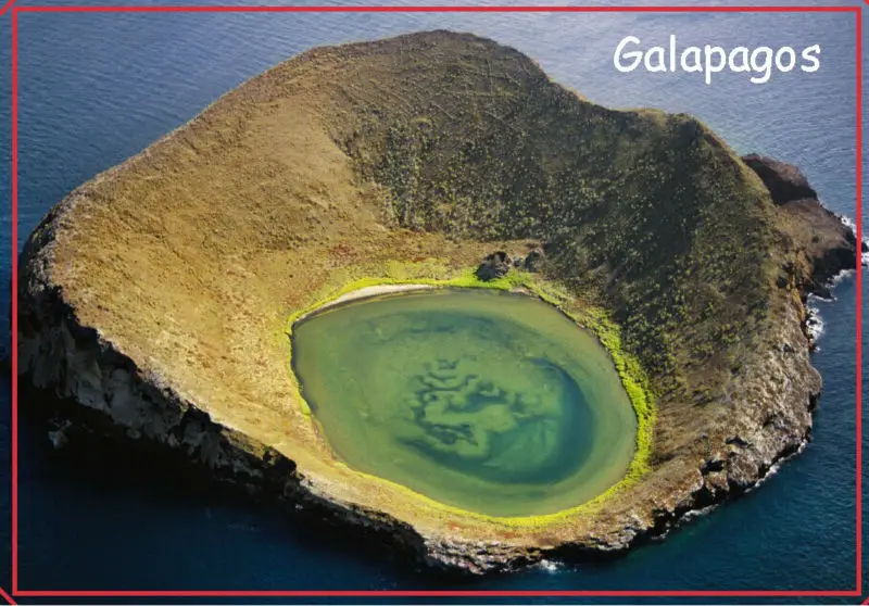 Наклейки для домашнего декора Южная Америка Эквадор остров галапаго магнит 5722