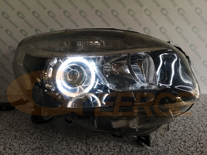 Для Renault Koleos samsung QM5 2012 2013 ксеноновая фара отличное Ультра яркое освещение CCFL ангельские глазки комплект Halo Кольцо