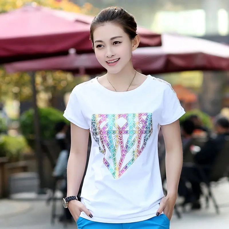 Женская летняя хлопковая футболка с коротким рукавом летучая мышь|t-shirt basic|basic