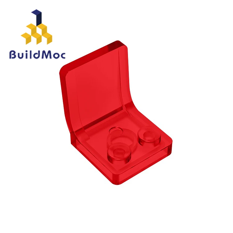 BuildMOC 4079, миниатюрный стул, посуда, 2x2, толстый, для строительных блоков, части, сделай сам, логотип, развивающие, креативный подарок, игрушки
