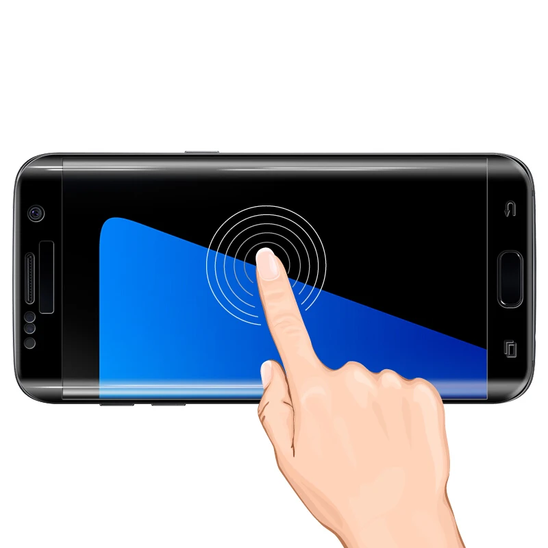 JGKK для Samsung Galaxy S7 Edge 3D полное покрытие круглая изогнутая поверхность Защита